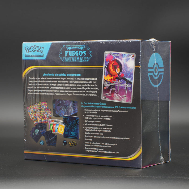 Caja de Entrenador Élite Pokemon Megaevolución Fuegos Fantasmales-zoom-