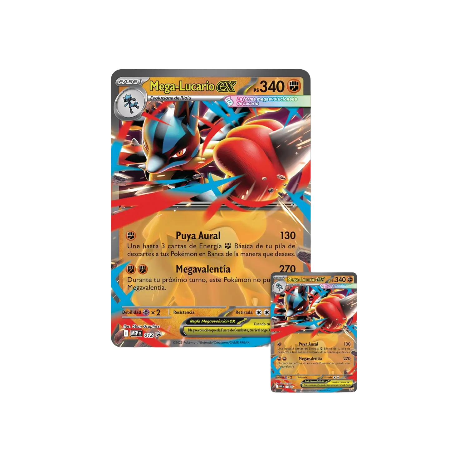 Caja Colección Pokemon Mega Lucario ex Figure Collection-3