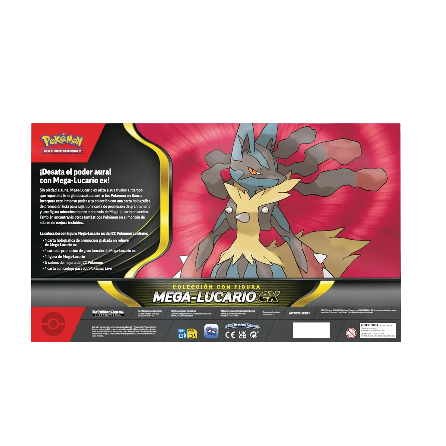 Caja Colección Pokemon Mega Lucario ex Figure Collection