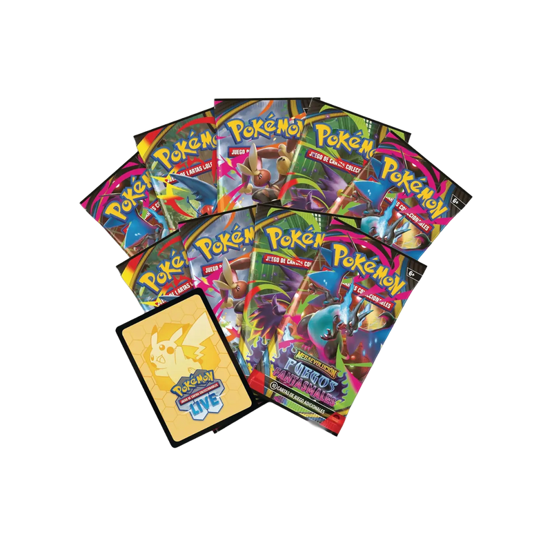 Caja de Entrenador Élite Pokemon Megaevolución Fuegos Fantasmales-zoom-